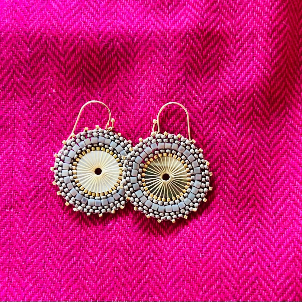 Fabulously festive earrings. New. Very lite!